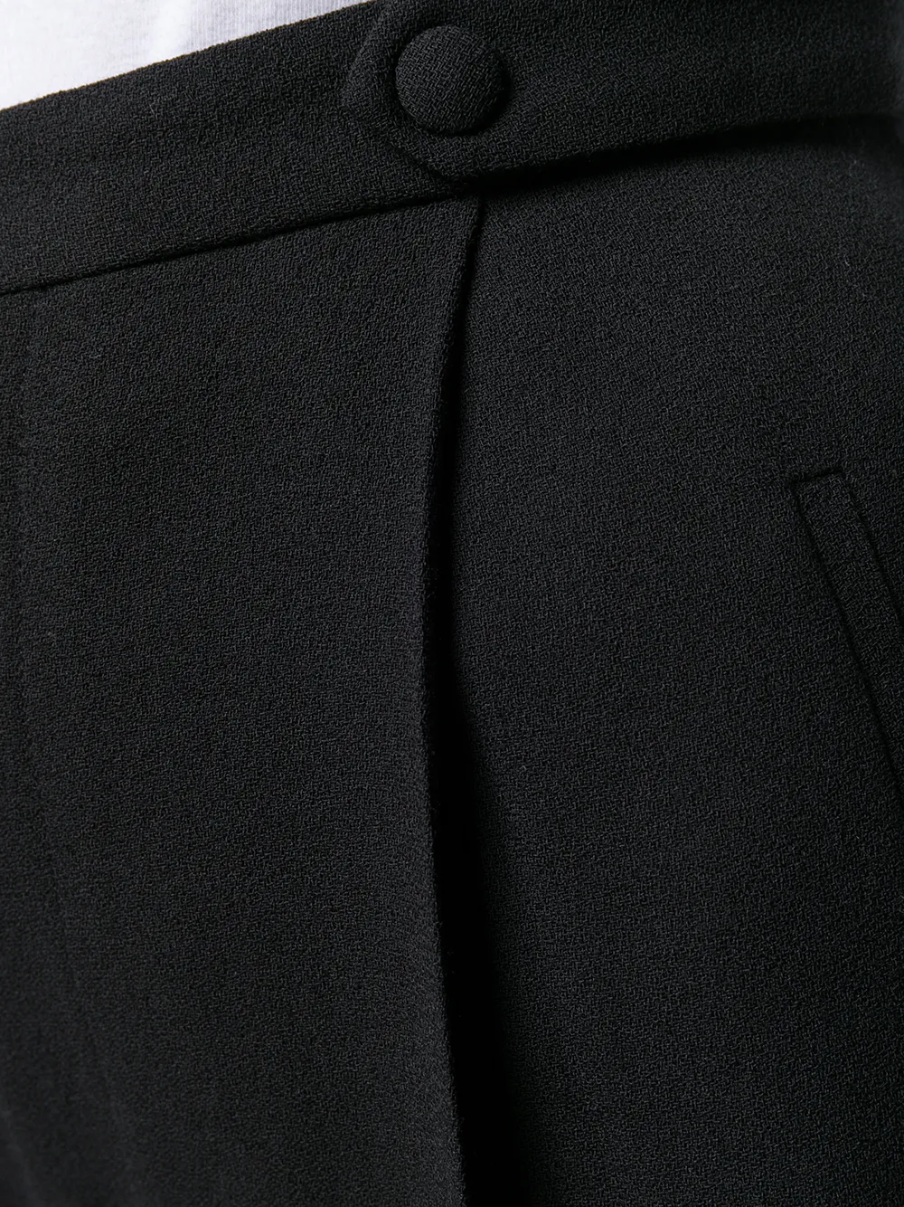 Givenchy tailored button detailed trousers Zwart