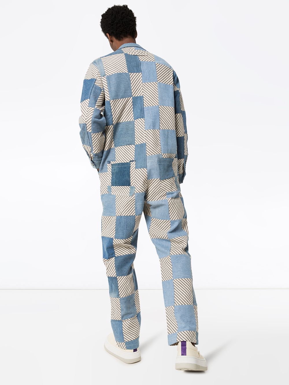 фото Bode checkered patchwork jumpsuit