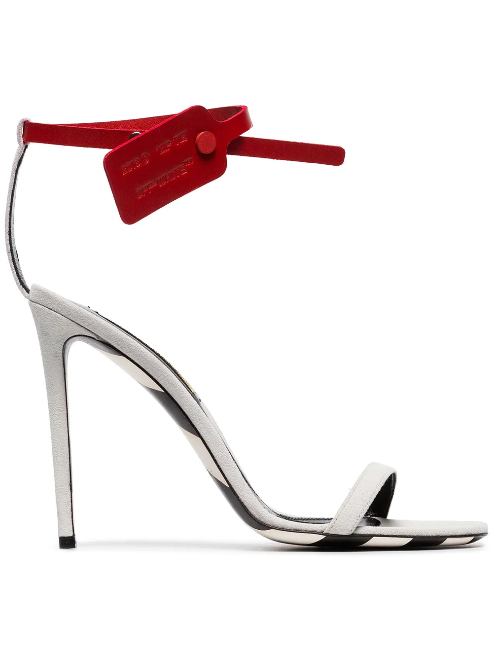 off white clear sandals