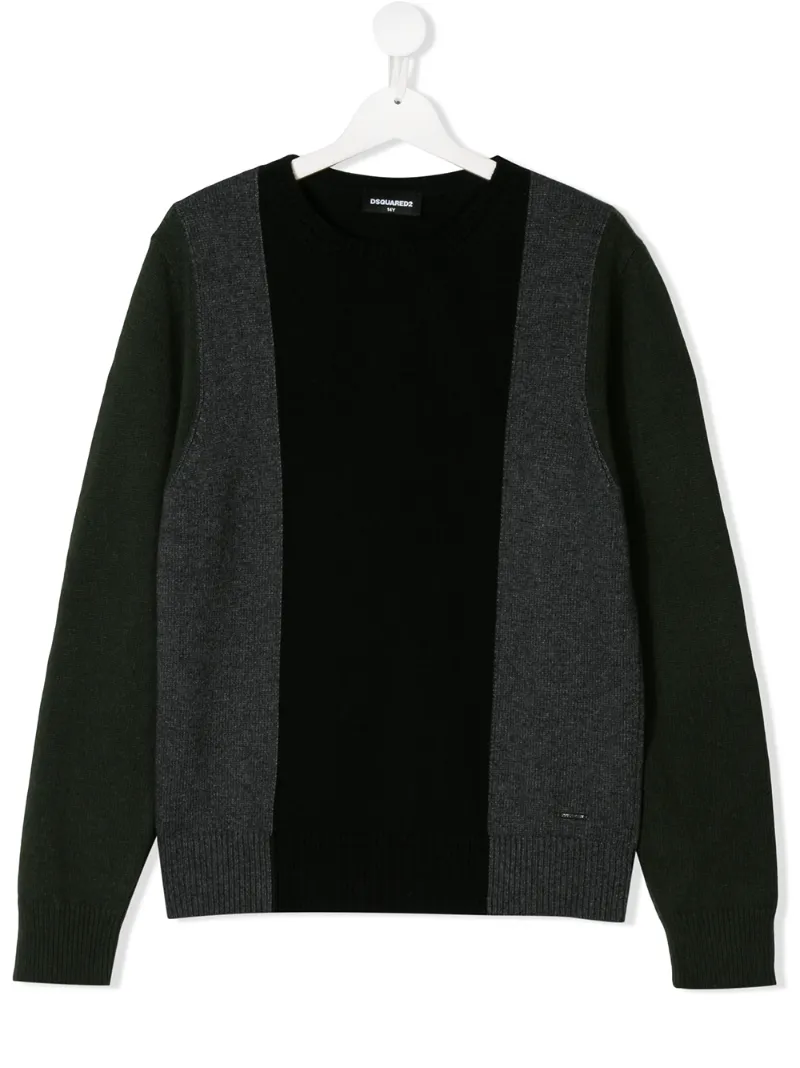 Dsquared2 Kids джемпер дизайна колор-блок