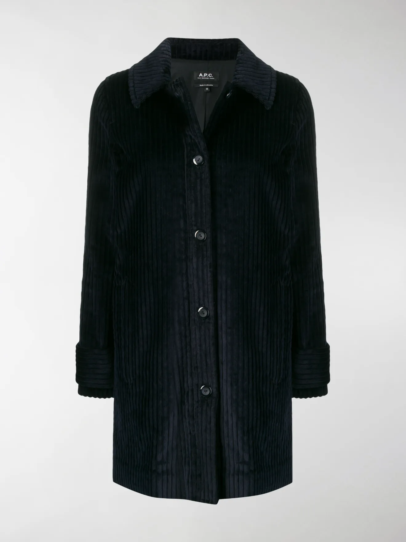 A.P.C. corduroy jacket blue | MODES