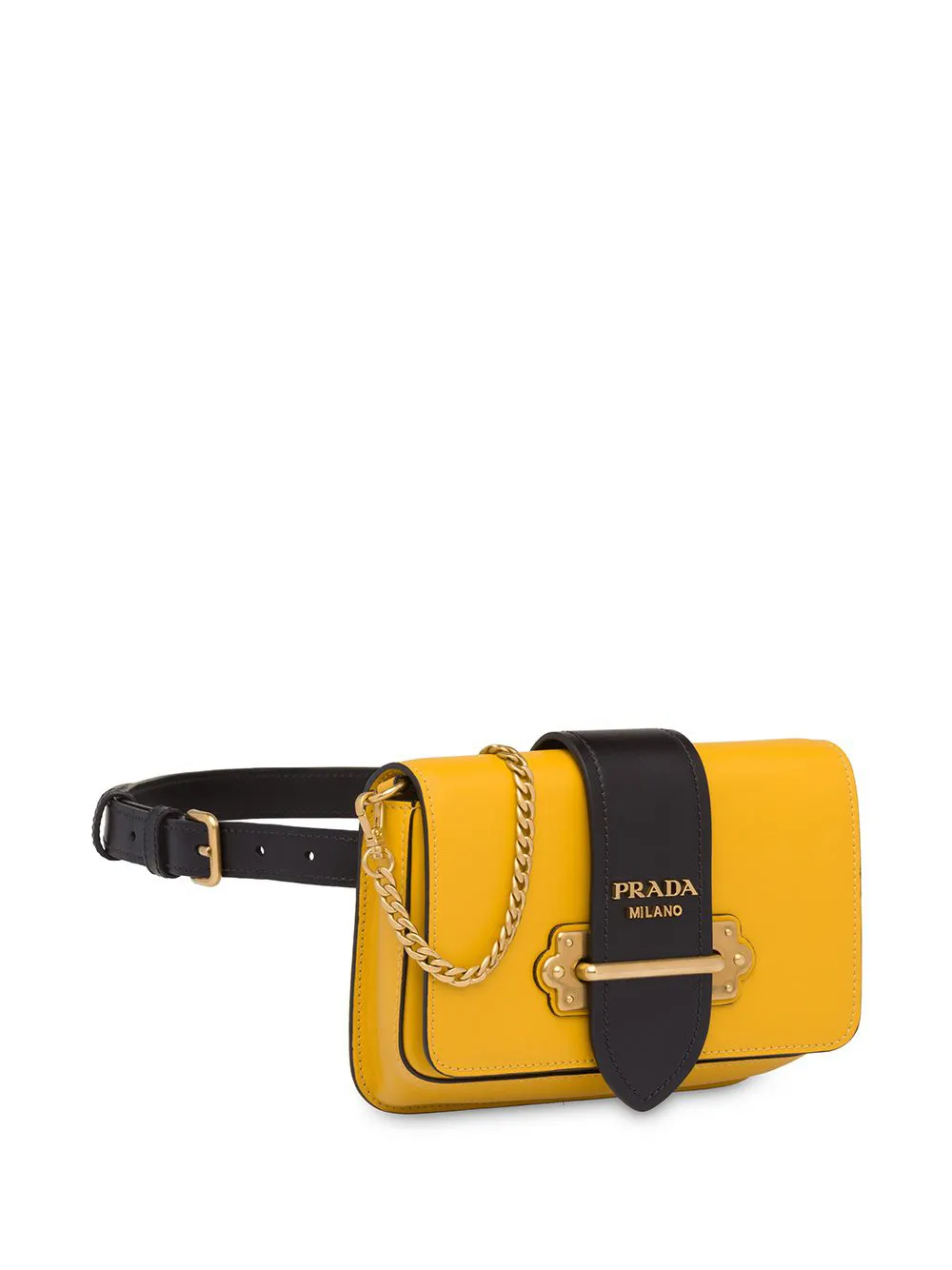 prada cahier yellow