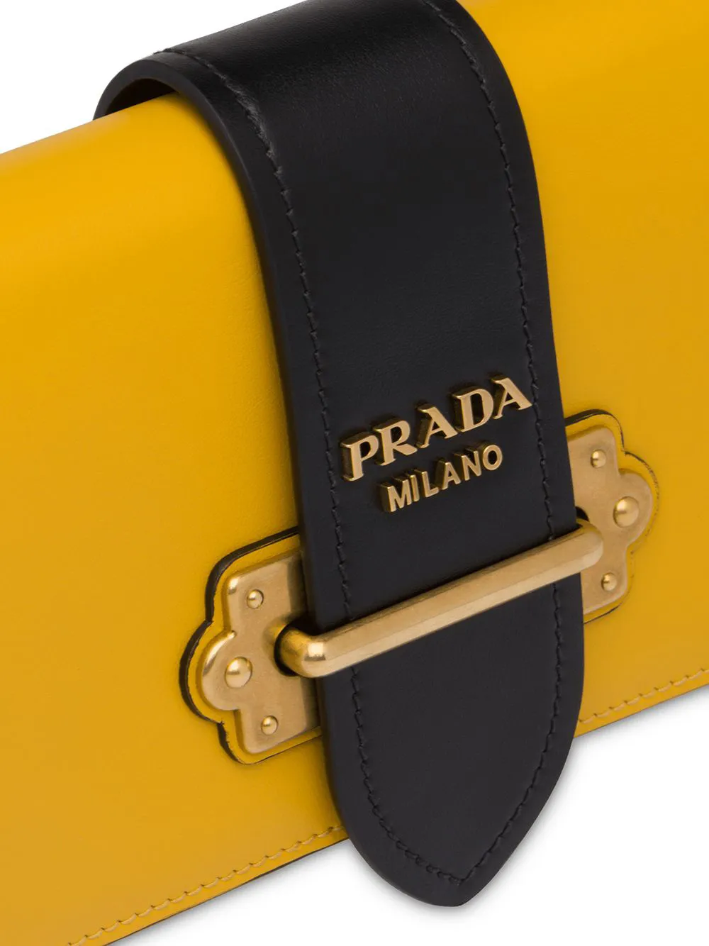 prada cahier yellow