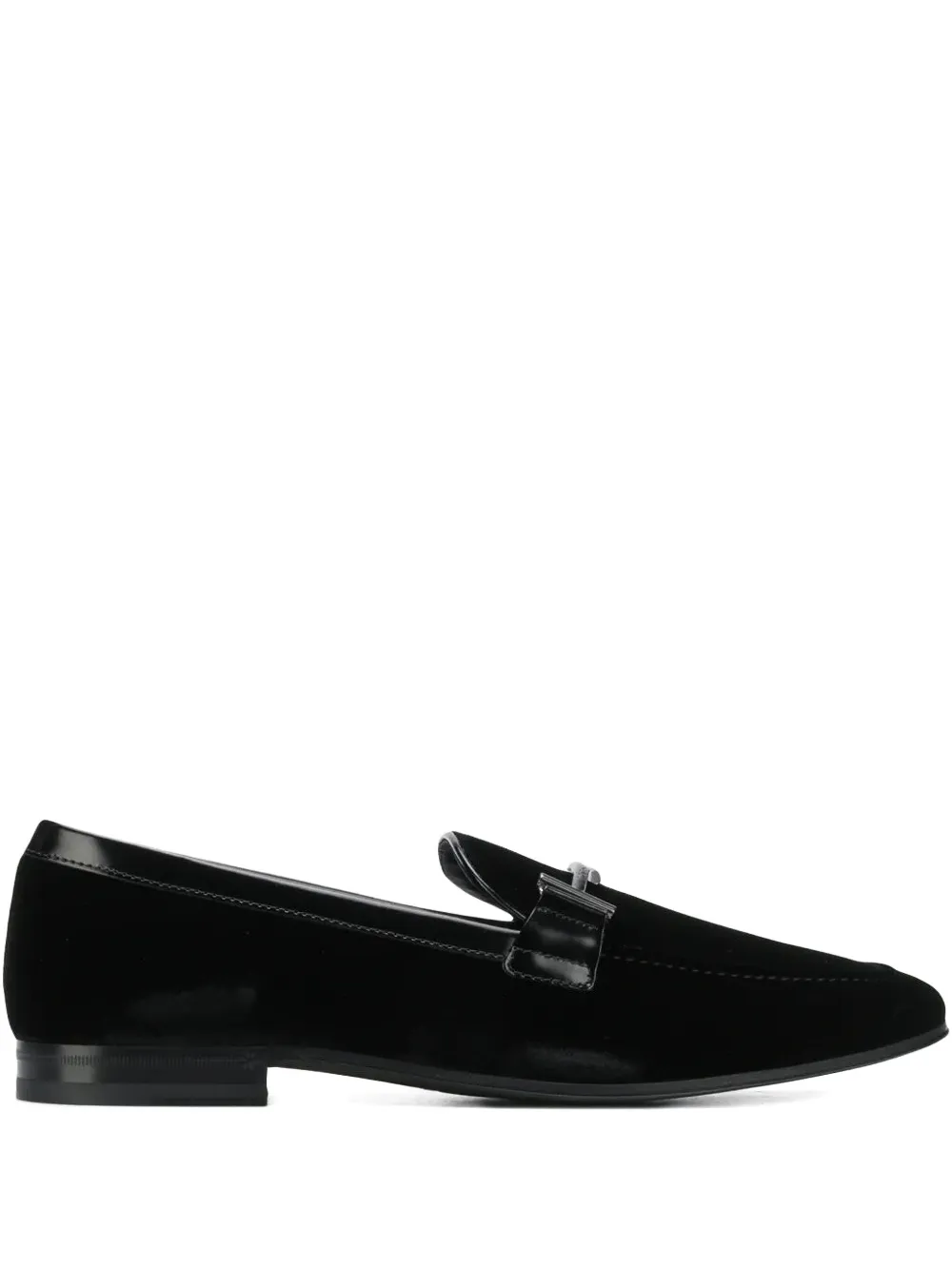 Tod's ベルベット ローファー - ブラック Tod's ベルベット ローファー - ブラック