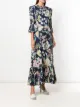 The Vampire's Wife vestido largo con motivo floral