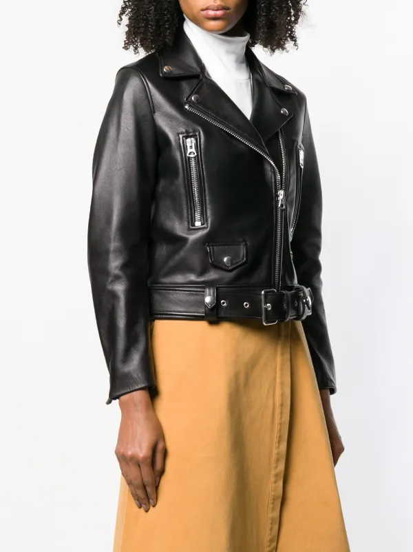Acne Studios Bikerjacka i Läder Farfetch Acne Studios Bikerjacka i Läder Farfetch
