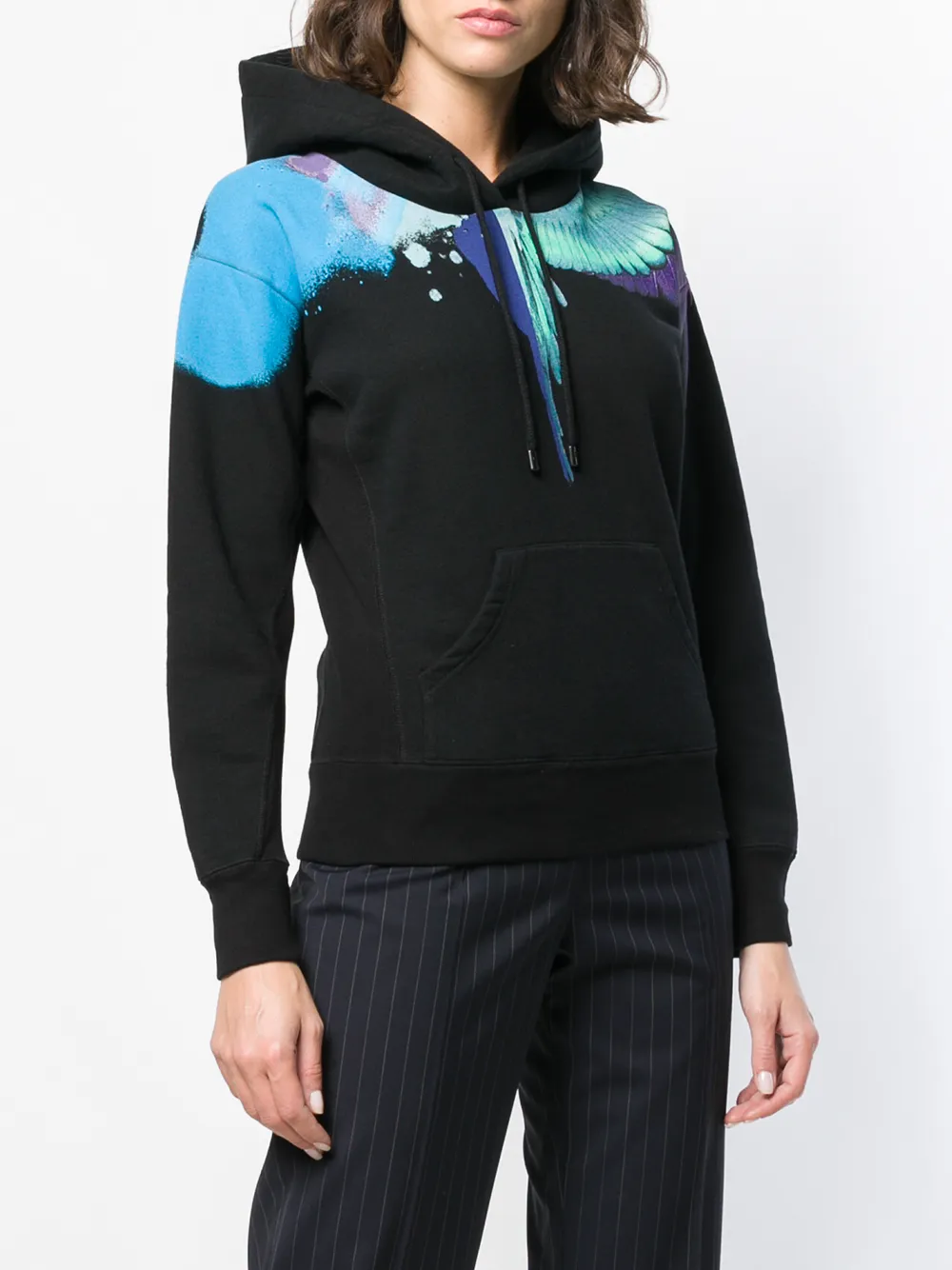  County Of Milan 'wings' Kapuzenpullover   Schwarz 