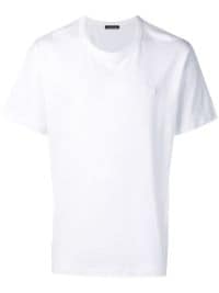 ＜Farfetch＞ Acne Studios フェイスパッチ Tシャツ - ホワイト画像