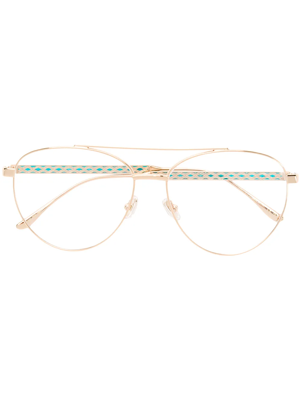 Jimmy Choo Eyewear Occhiali modello aviator - Oro
