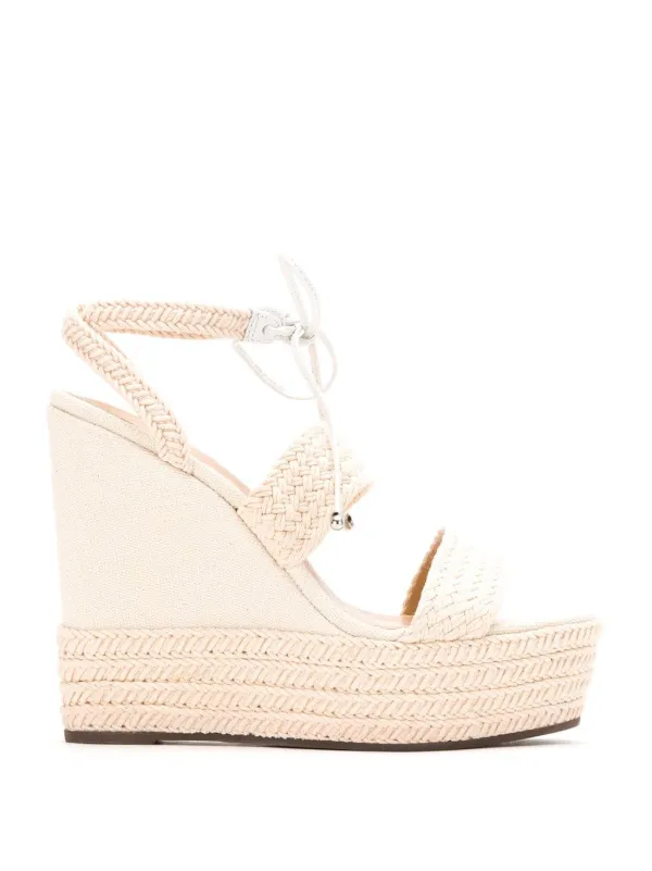 sandalia anabela cru