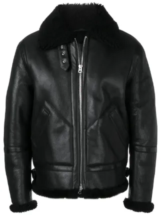 acne ian shearling jacket