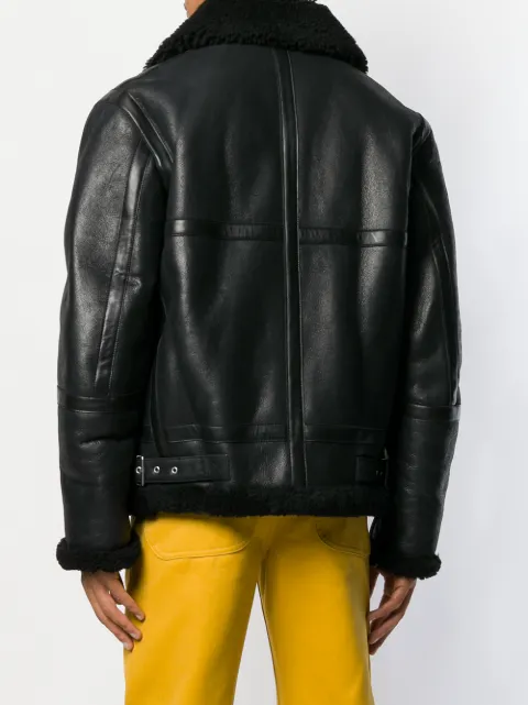 acne ian shearling jacket