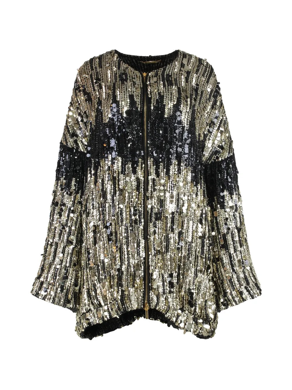 Alberta Ferretti Cappotto con decorazioni - Nero