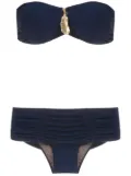 Brigitte sleeveless bikini set - Blue