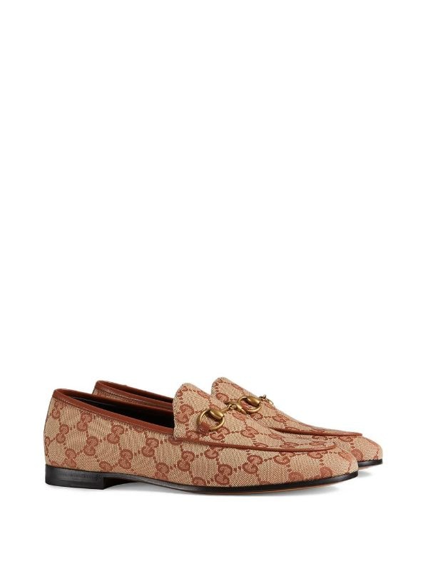 Gucci Gucci Jordaan GG canvas loafers 