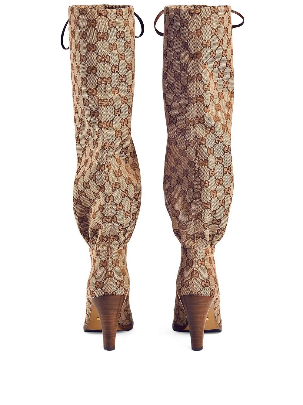 AUTHENTIC GUCCI CANVAS OVER THE KNEE BOOTS HEEL - clothing & accessories -  by owner - apparel sale - craigslist