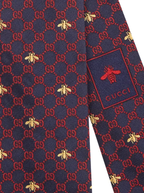 gucci tie navy