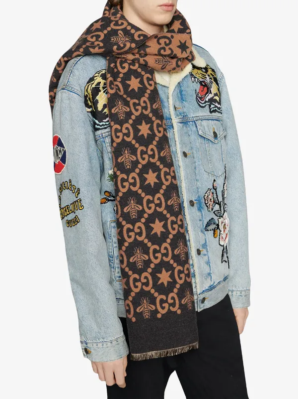 gucci bee scarf
