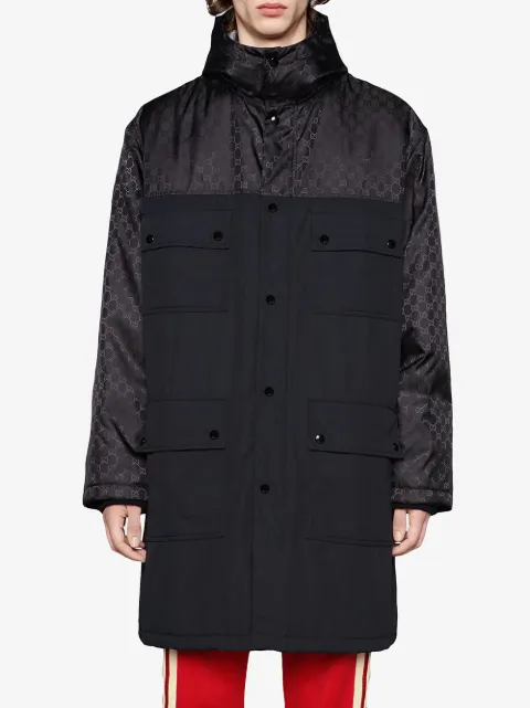 gg jacquard nylon jacket