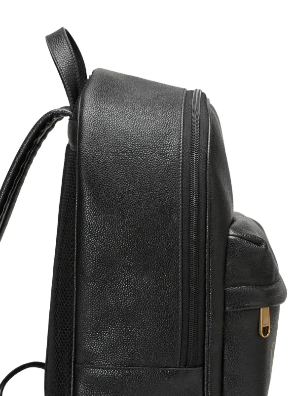 gucci print leather backpack