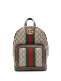 Gucci small Ophidia canvas backpack - Brown