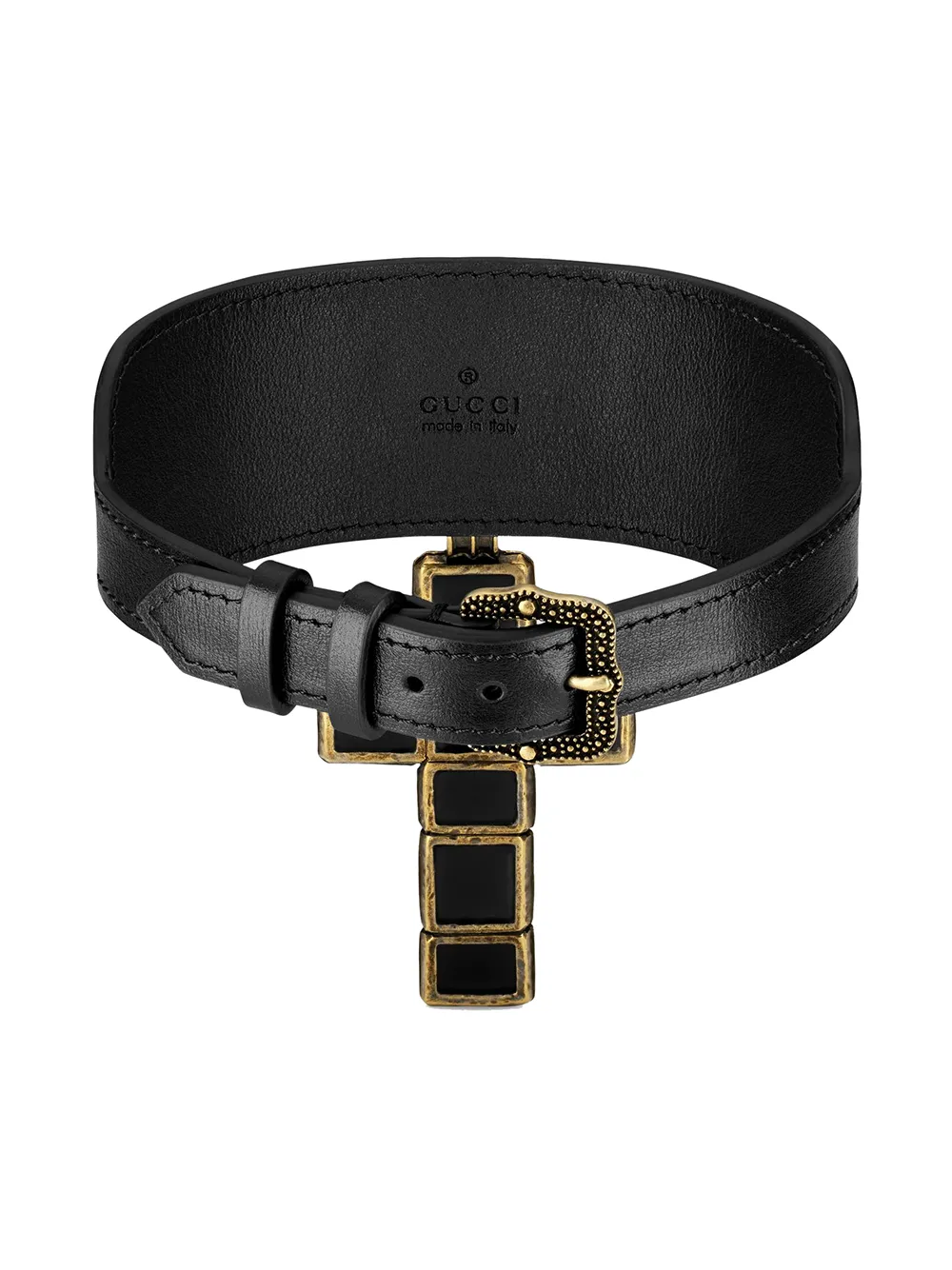 gucci cross choker