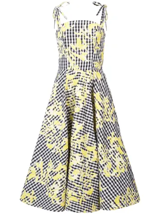christian siriano yellow dress