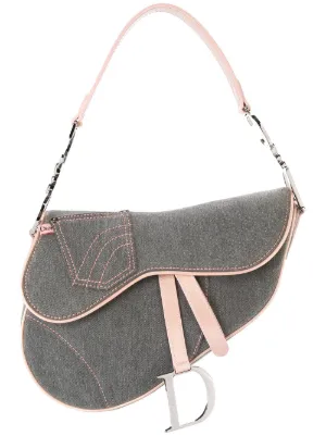pre-owned denim saddle handbag by Christian Dior, available on farfetch.com for $3449 Kylie Jenner Bags SIMILAR PRODUCT