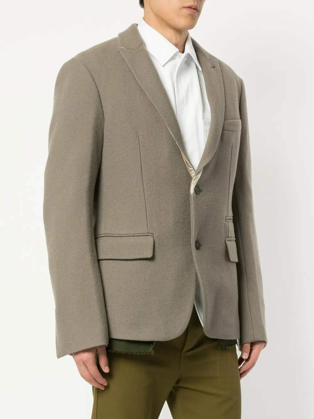  Haider Ackermann Single-breasted Blazer - Neutrals 
