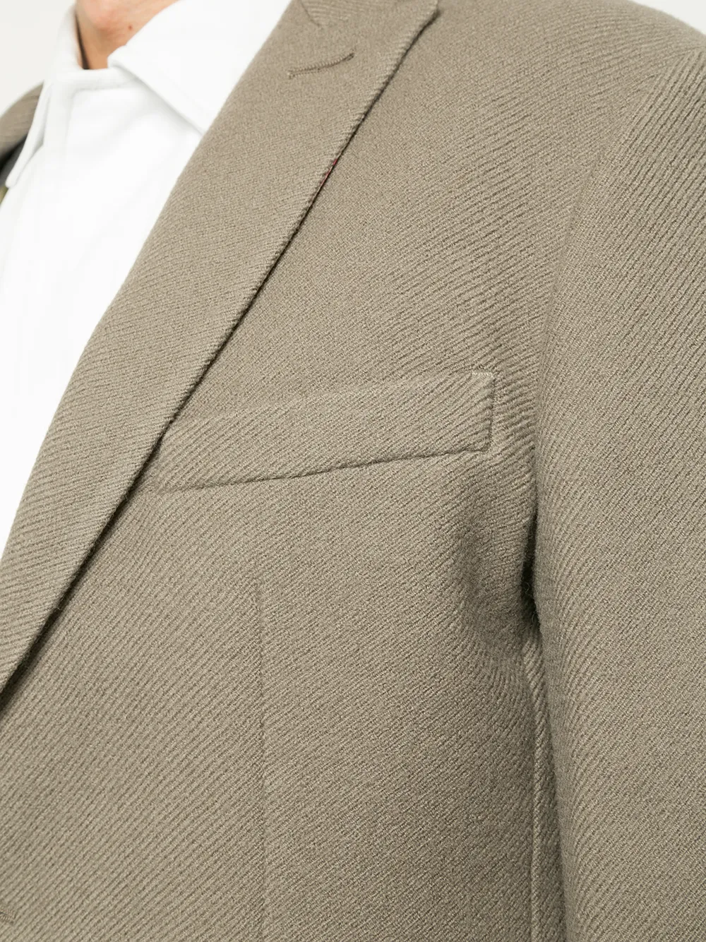 Haider Ackermann Blazer met enkele rij knopen Beige
