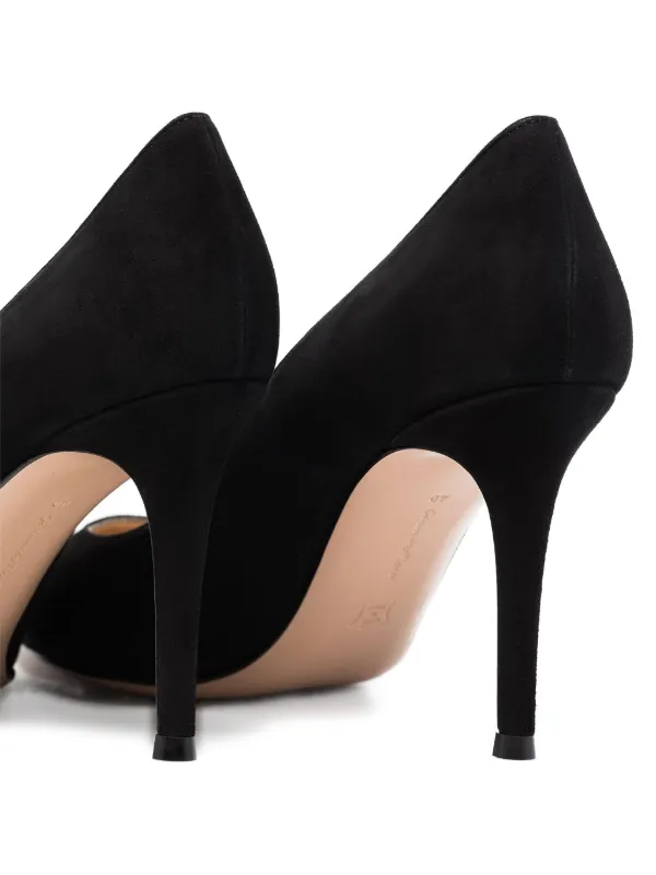 Gianvito Rossi ポインテッドトゥ パンプス | ブラック | FARFETCH JP