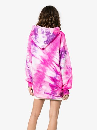 tie dye Respect hoodie展示图