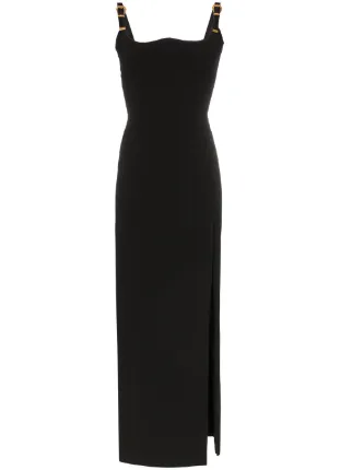 vestido longo versace