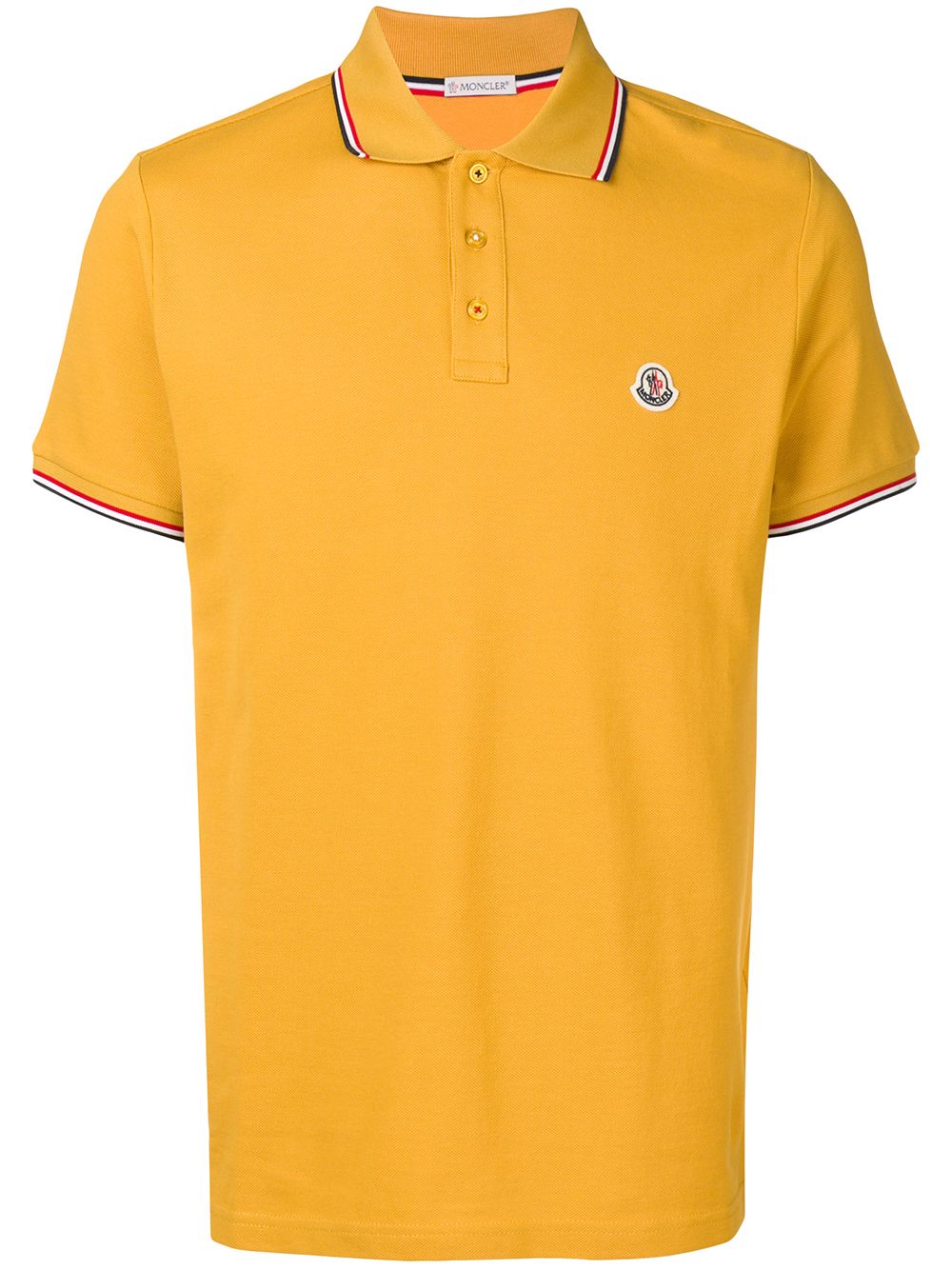 moncler polo yellow