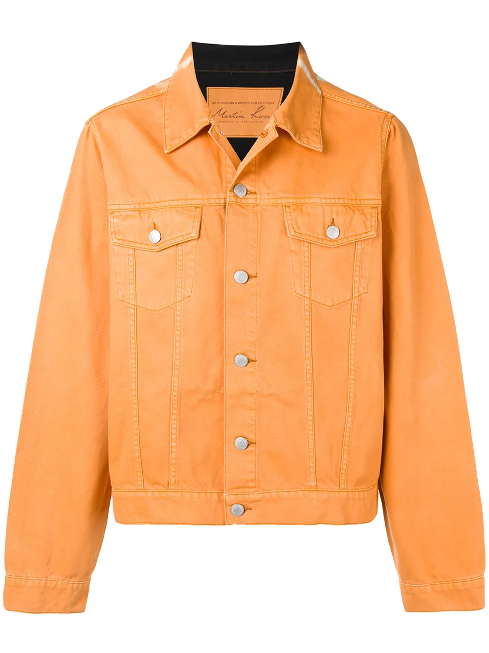 Martine Rose Färgad Jeansjacka Farfetch Martine Rose Färgad Jeansjacka Farfetch