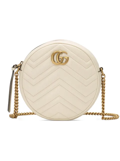 white gucci circle bag