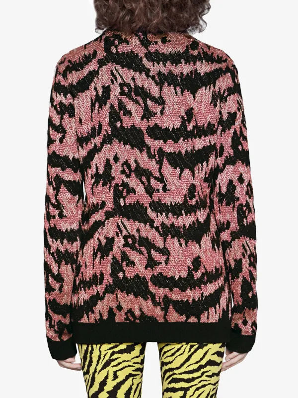 gucci pink tiger cardigan