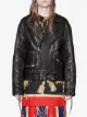 Gucci Leather jacket with Gucci mushrooms