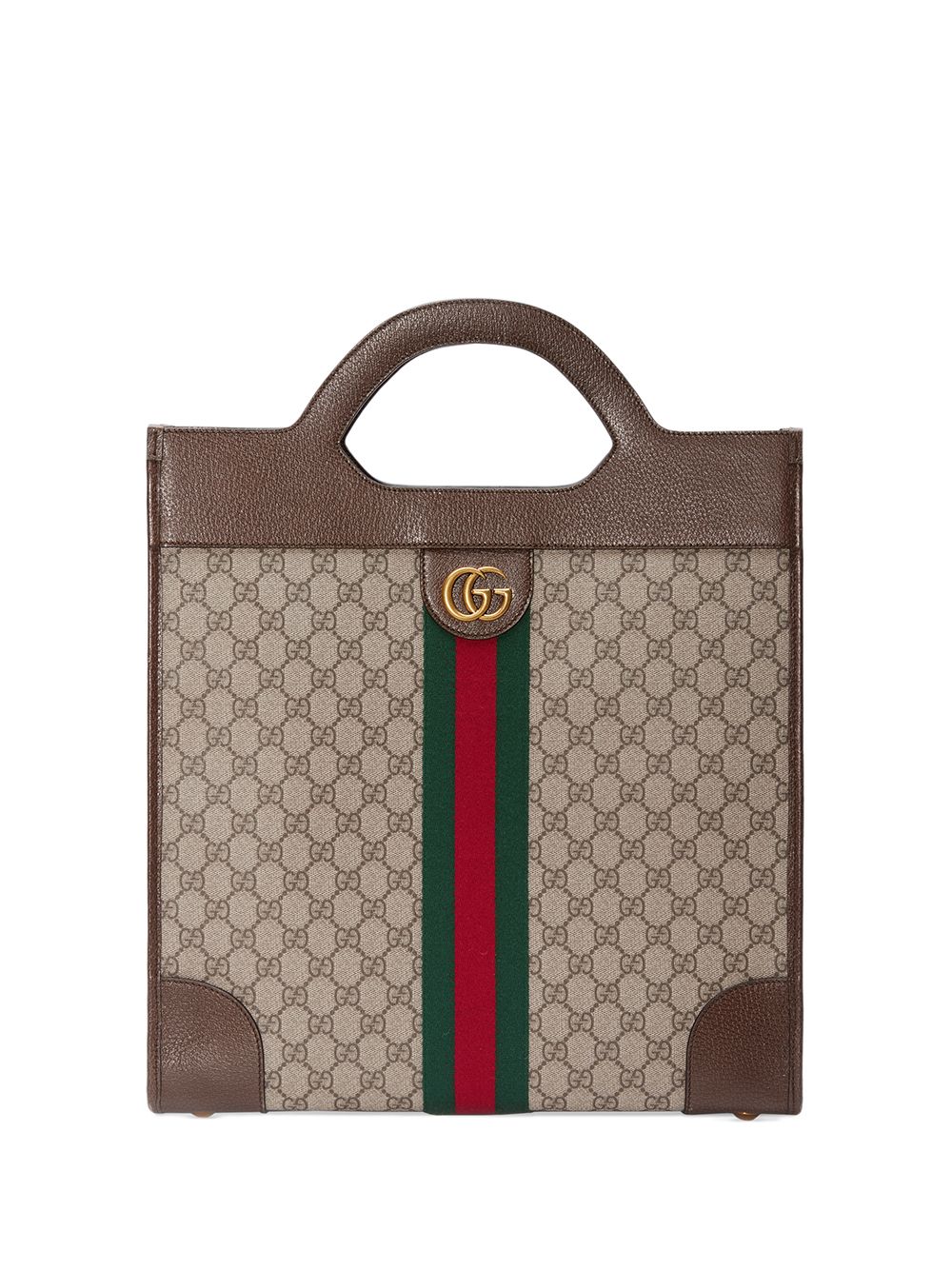 фото Gucci сумка-тоут с короткими ручками 'ophidia gg'