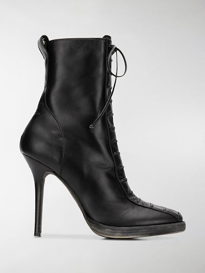 haider ackermann lace up boots