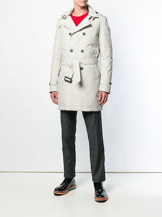 double-breasted trench coat展示图