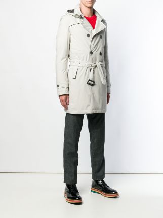 double-breasted trench coat展示图