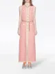 Gucci Tweed-Kleid mit Kettengürtel