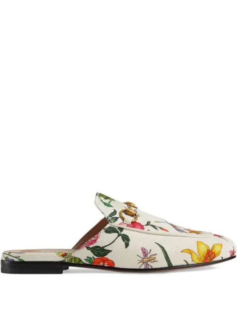 gucci flora mules