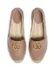 Gucci Leather espadrille with Double G