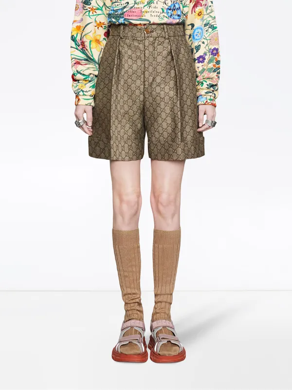 gucci canvas shorts