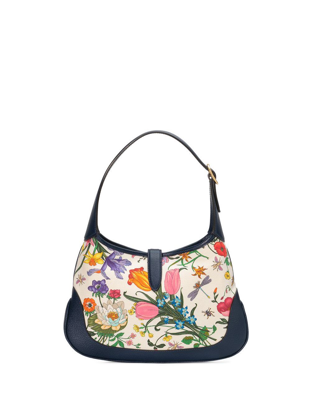 фото Gucci сумка на плечо с цветочным принтом