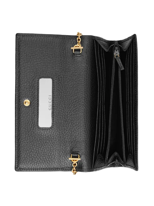 gucci petite marmont wallet on chain
