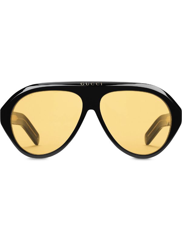 Gucci Eyewear Navigator Sunglasses With 