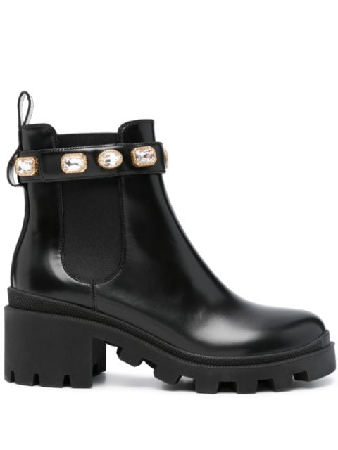 Gucci Ankle boot Double G com salto 60mm